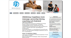 Desktop Screenshot of massageutbildningar.se